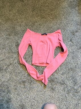 Abercrombie & Fitch Hot Pink Ribbed top